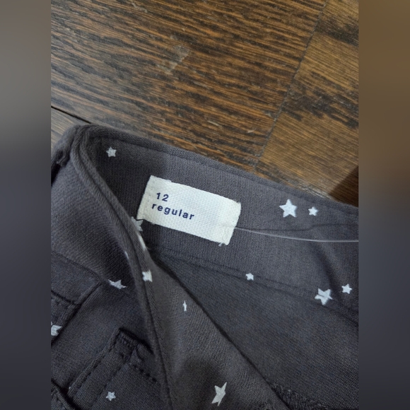 NWT Gap Gray Star-Patterned Kids Pants Sz.12 - Picture 3 of 9